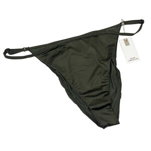 Good American Shine Perfect Fit Bikini Bottom Stormy Size 4 US XL